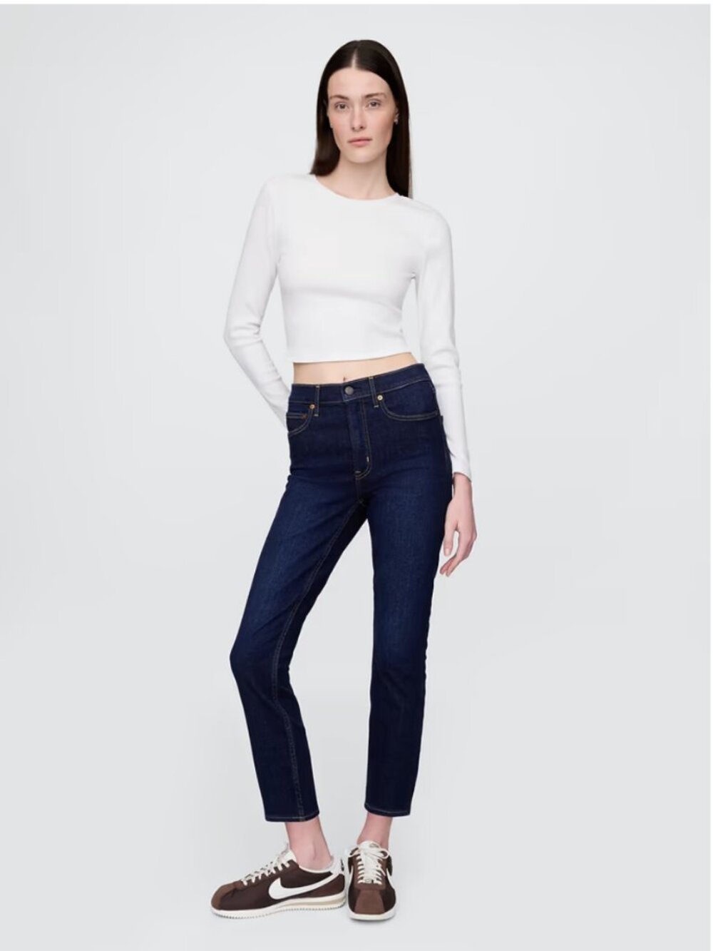 High Rise Vintage Slim Jeans 26P